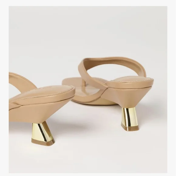 The Drop Women's Dakota Thong Scupted Heel Sandal #923, 924, 925 - Picture 10 of 14